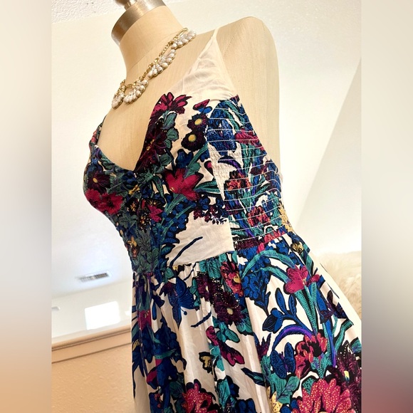 EUC XS/S Free People Floral Maxi Dress - Picture 5 of 9